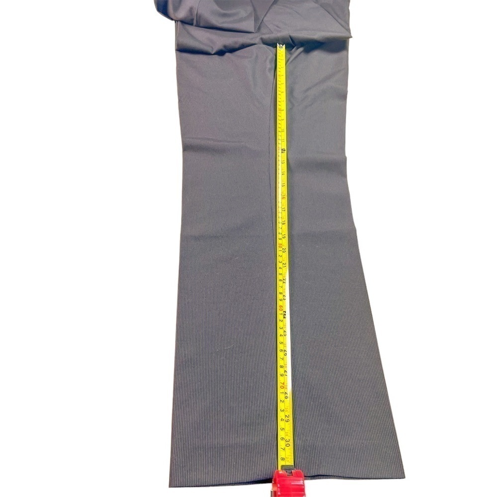 New! Billy London Men's Modern Fit Dress Pants, Gray & Brown Pinstriped - Picture 4 of 9